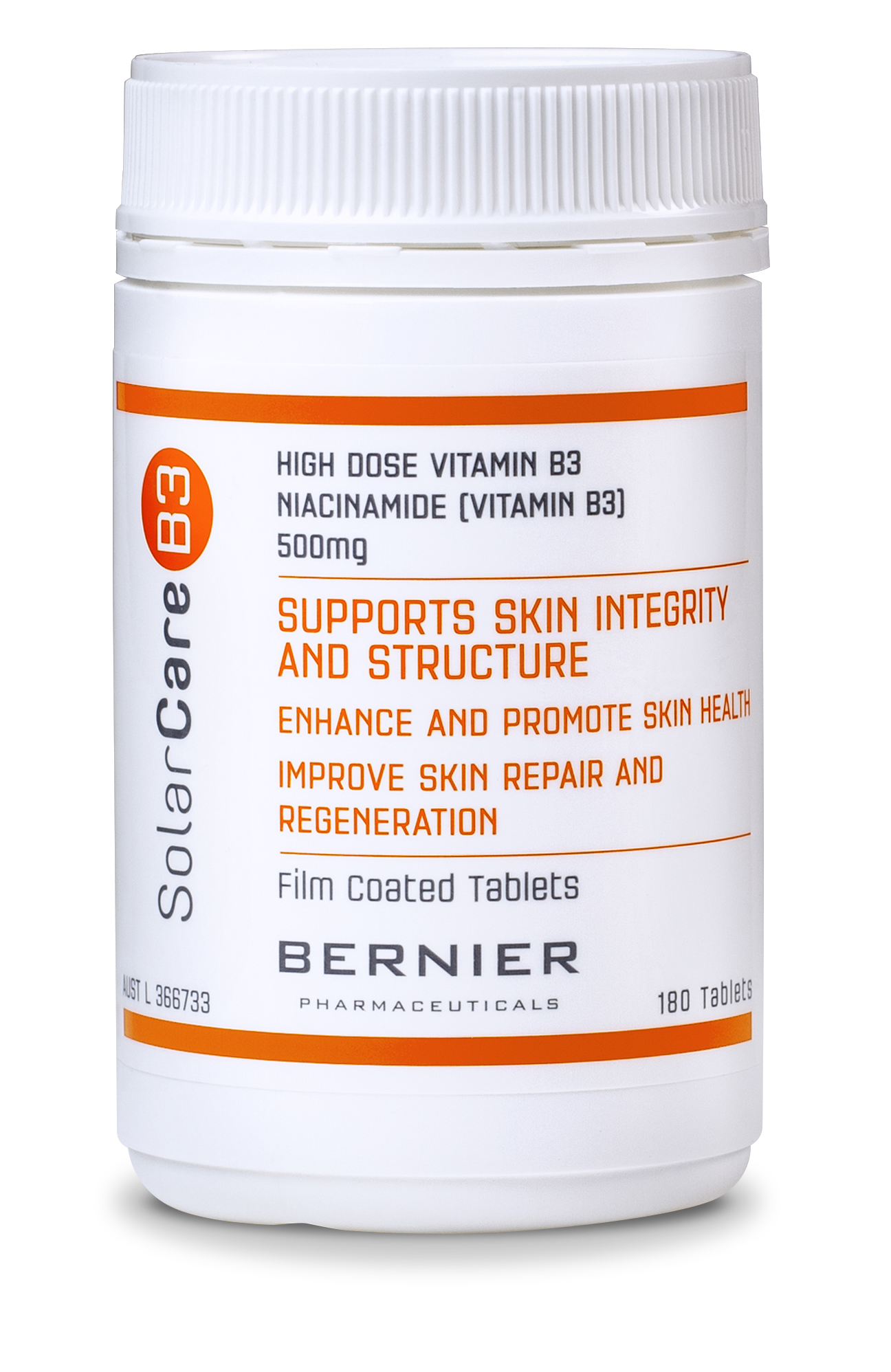 Introducing High Dose Vitamin B3 Tablets Bernier Pharmaceuticals