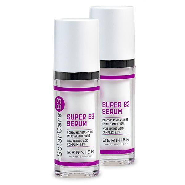 Twin pack of SolarCareB3 B3 Super Serum, a product for sun-damaged skin