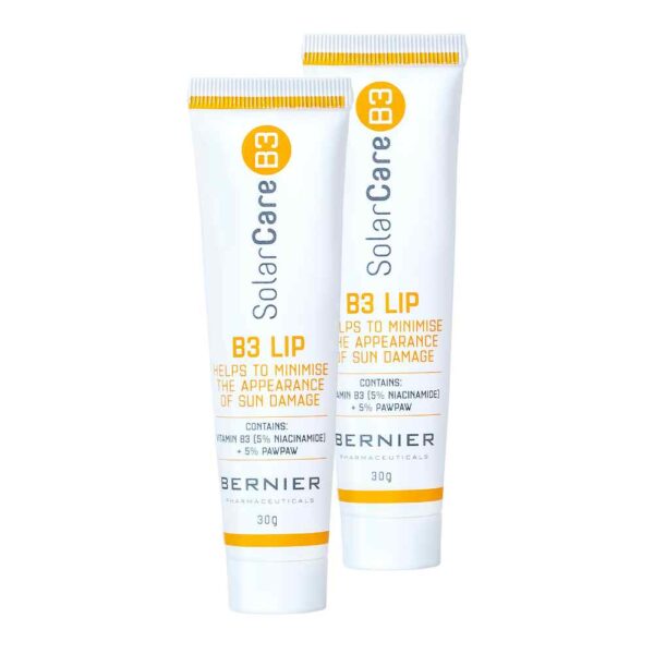 An image of a dual pack of lip ointments designed for sun-damaged skin